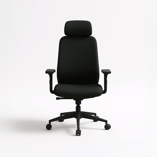 [FURN_0269] Kantoorstoel zwart